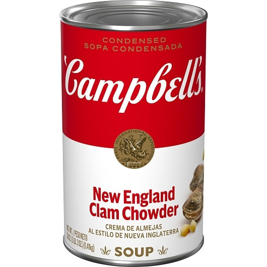 CAMPBELL'S CLASSIC NEW ENGLAND CLAM CHOWDER CONDENSED SOUP, 12 - 50 OZ