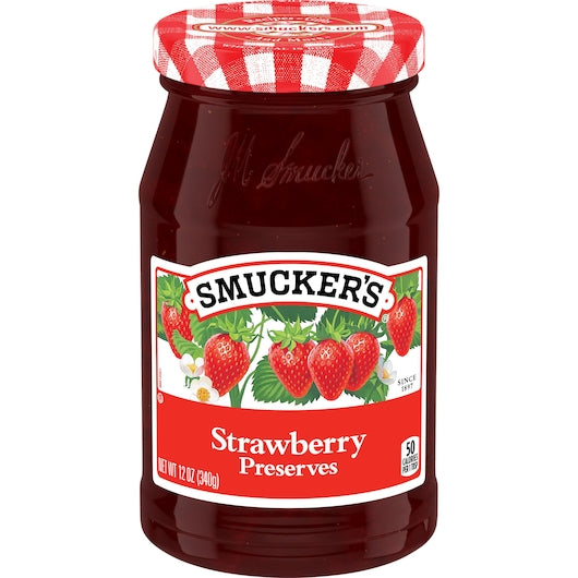 Smucker's 12 Ounce Strawberry Preserves