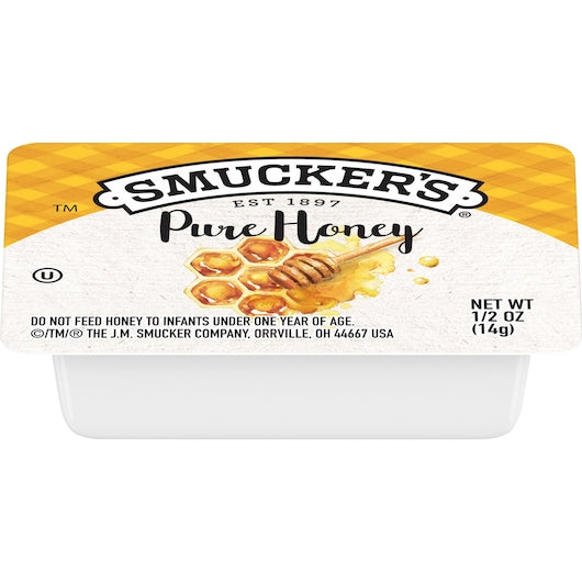 Smucker's 1/2 Ounce Pure Honey Plastic