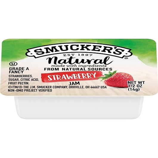 Smucker's 1/2 Oz Nat Strawberry Jam