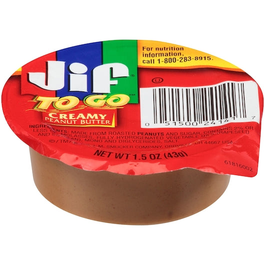 JIF 36 COUNT CREAMY JIF PEANUT TO GO