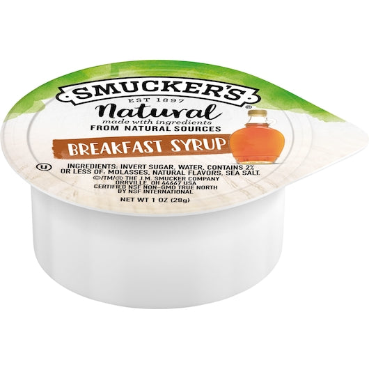 Smucker's 1 Ounce Natural Breakfast Syrup Plastic