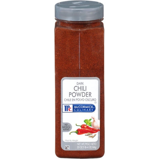 McCormick Culinary Dark Chili Powder, 20 oz (Case of 6)