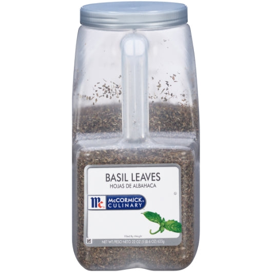MCCORMICK CULINARY BASIL LEAVES 22 OZ