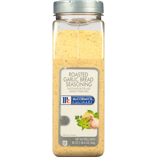 MCCORMICK CULINARY ROASTED GARLIC BREAD SEASONING 20 OZ