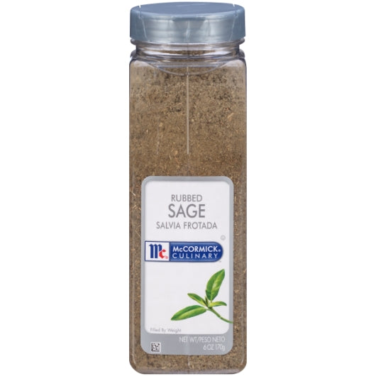 McCormick Culinary Rubbed Sage, 6 oz (Case of6)