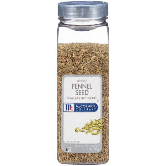 McCormick Culinary Whole Fennel Seed, 14 oz (Case of 6)