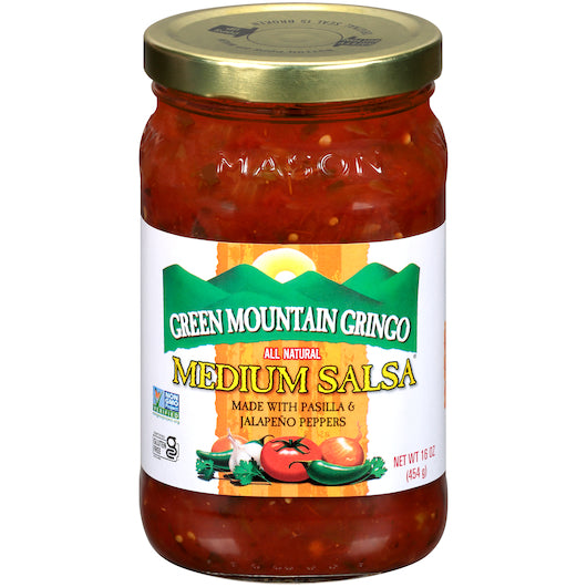 16 oz Green Mountain Gringo Medium Salsa