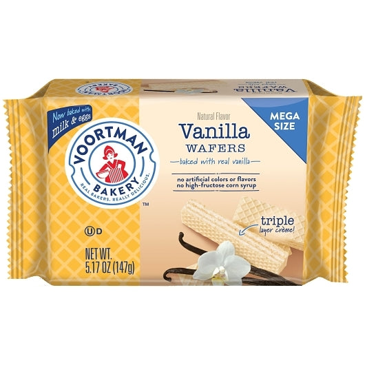 Voortman 5.17 Ounce Vanilla Wafer SS 6 Count