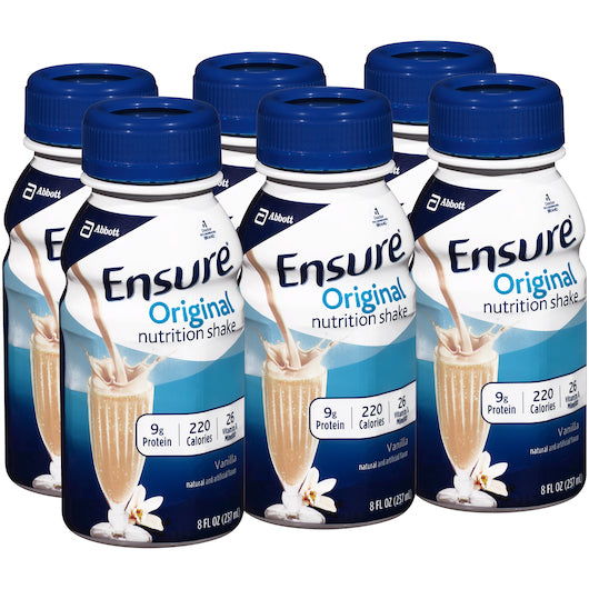 ENSURE SHAKE VANILLA 4X6PK/8 FL OZ BOTTLES