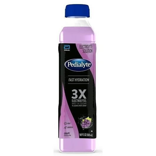 PEDIALYTE ADVANCED REHYDRATION GRAPE 500 MILLILITER BOTTLE 12 COUNT