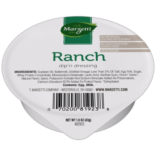 MARZETTI RANCH DIPPING DRESSING SINGLE SERVE,96 - 1.5 OZ