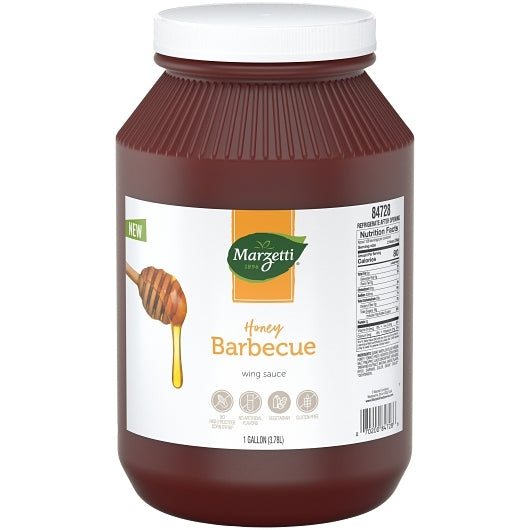 MARZETTI HONEY WING BBQ SAUCE BOTTLE, 4 - 1 GA