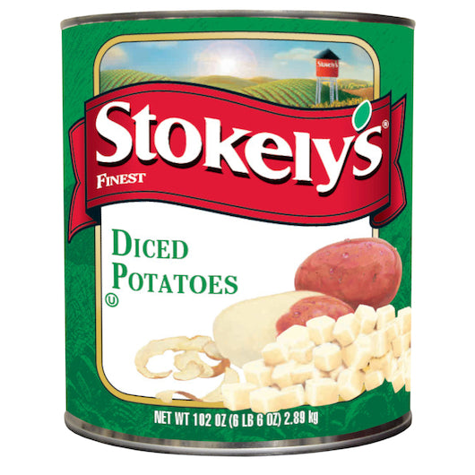 STOKELY POTATO STOKELY DICED, 6 - 102 OZ