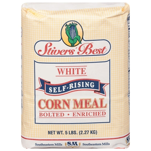 STIVER'S BEST SELF RISING WHITE CORN MEAL, 8 - 5 LB