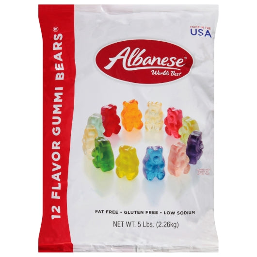 4 PACK OF 5 POUND GUMMY BEARS