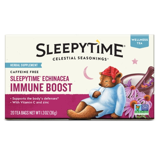 Celestial Seasonings Sleepytime Echinacea Immune Boost Wellness Tea