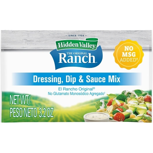 HIDDEN VALLEY GLUTEN FREE BUTTERMILK RANCH SALAD DRESSING BULK, 12 - 3.2 OZ