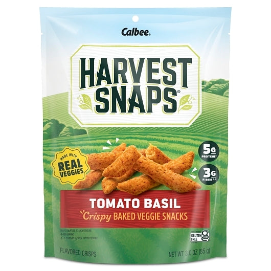 HARVEST SNAPS RED LENTIL TOMATO BASIL SNACK CRISPS, 12 - 3 OZ