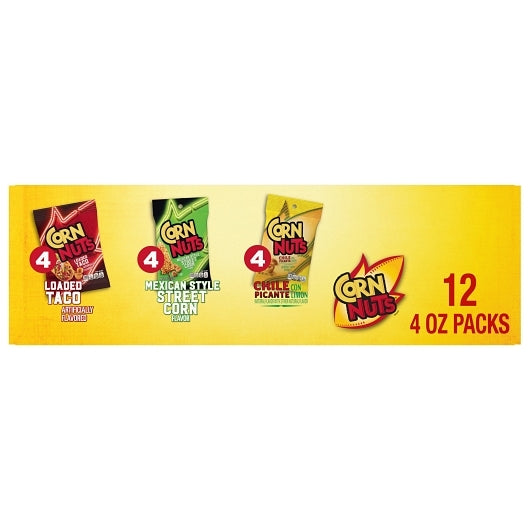CORN NUTS MEXICAN STREET CORN CRUNCHY CORN KERNELS, 12 - 4 OZ