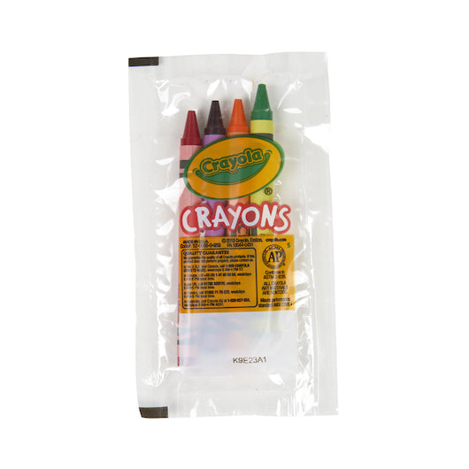 Crayons, 4 ct. Cello Pack, Fun Fruits