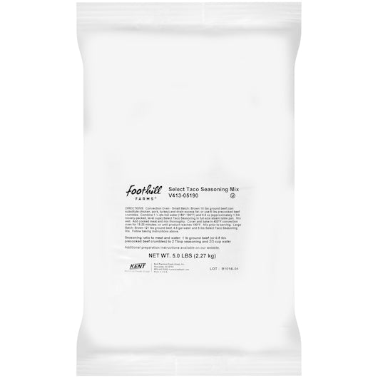 Foothill Farms Select Taco Seasoning Mix - 1/5 lb