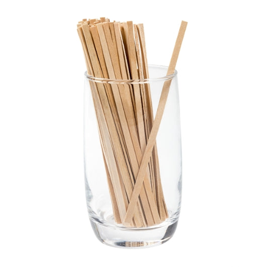 5 1/2? WOOD COFFEE STIRRERS   PKD 10/1000