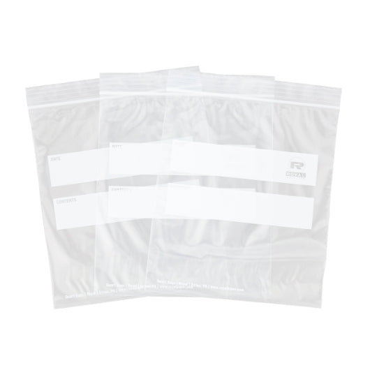 DOUBLE ZIPPER QUART BAG 7? X 8?  PKD 500