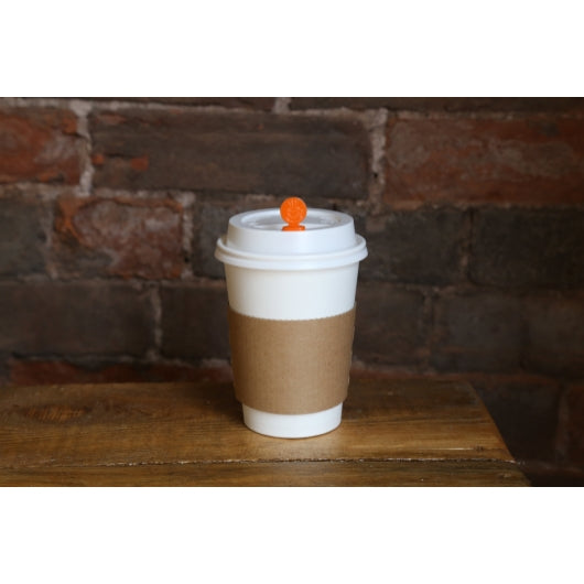 ENVIROLINES HOT CUP SLEEVE KRAFT, NO PRINT