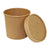 12OZ KRAFT PAPER FOOD CONTAINER AND LID COMB O