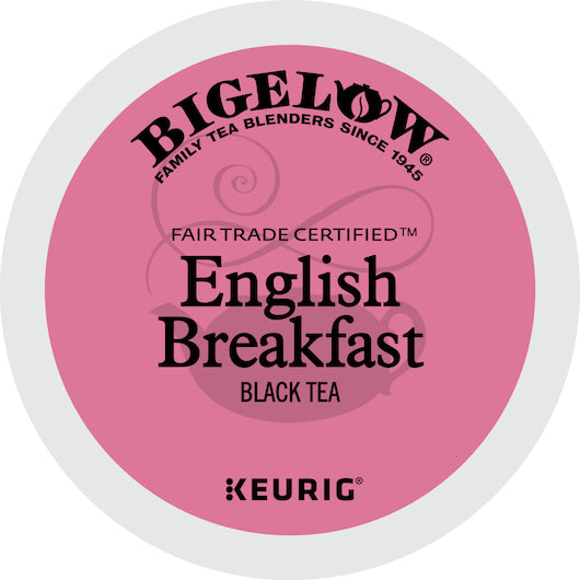 BIGELOW ENGLISH BREAKFAST TEA K-CUP POD, 4 - 24 CNT
