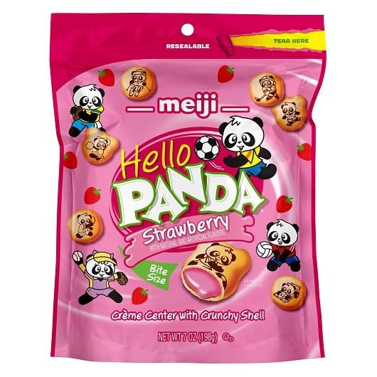 HELLO PANDA STRAWBERRY CREME FILLED BITE SIZECOOKIE, 6 - 7 OZ
