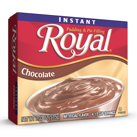 ROYAL INSTANT CHOCOLATE PUDDING & PIE FILLING, 12 - 2.03 OZ