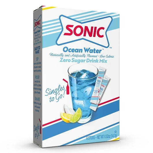 SONIC OCEAN WATER SINGLES TO GO, 12