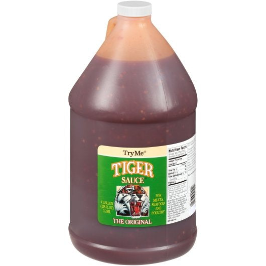 4/1 Gallon Plastic Bottle  Tiger  Gourmet Sauce