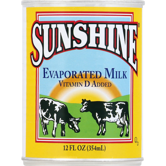 SUNSHINE EVAPORATED MILK, 24 - 12 OZ
