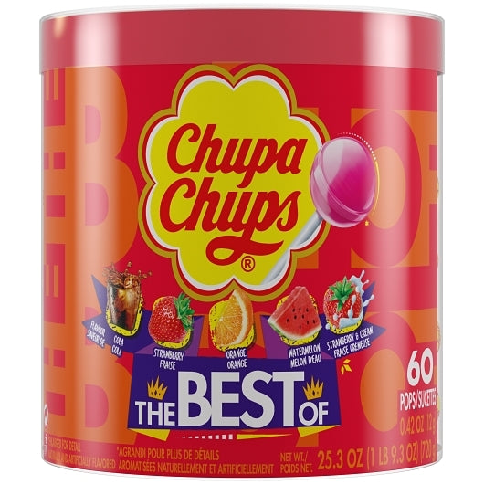 8/60pc Chupa Chups Drum ?Best Of? L