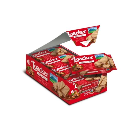LOACKER CLASSIC HAZELNUT, 12 - 12 - 1.59 OZ