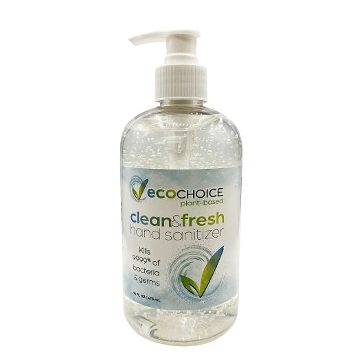 16 oz EcoChoice by Sterno Hand Sanitizer Clean & Fresh 8/cs
