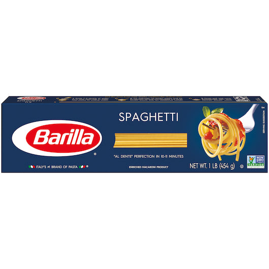 Spaghetti Barilla 16oz 20 Pack USA