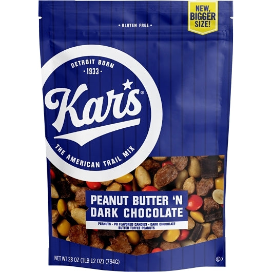 SECOND NATURE PEANUT BUTTER DARK CHOCOLATE, 6- 28 OZ