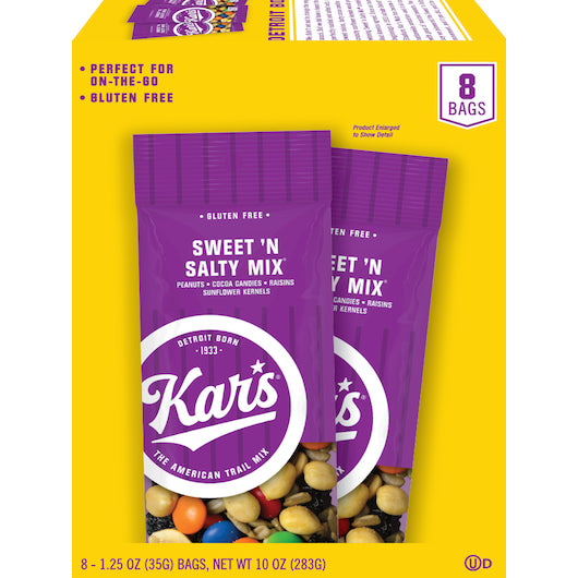 KAR'S NUTS SWEET & SALTY, 6 - 1 EA