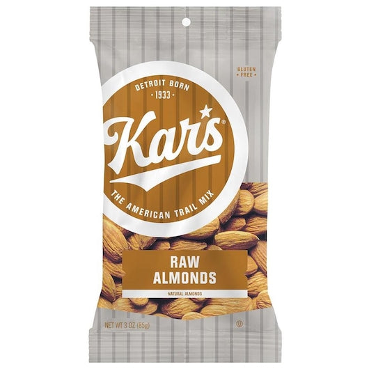 SECOND NATURE RAW ALMONDS, 12 - 3 OZ