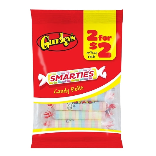 GURLEY'S SMARTIES CANDY ROLLS, 12 -