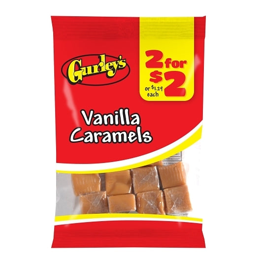 GURLEY'S VANILLA CARAMELS, 12 - 2 O