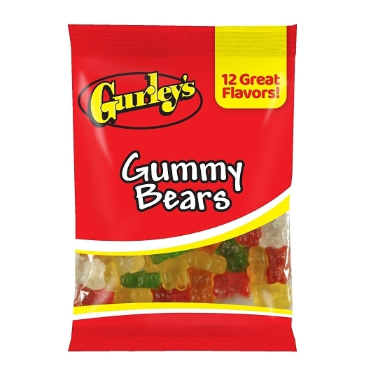 GURLEY'S GUMMY BEARS, 12 - 4.5 OZ