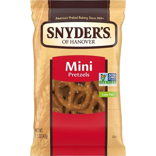Snyder's of Hanover, Mini Pretzels, Snack Pack 1.5 Oz