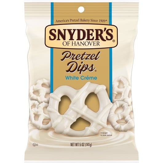 Snyder's of Hanover Pretzels, White ChocolateCreme Pretzel Dips, 5 Oz Bag