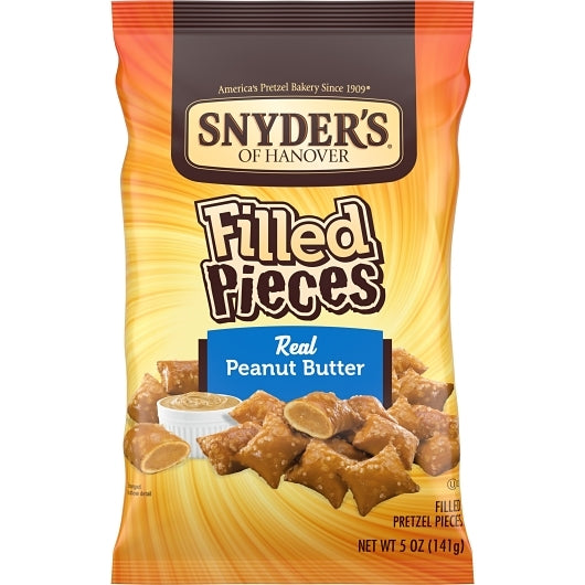 Snyder's of Hanover, Peanut Butter Filled Pretzel Pieces, 5 Oz