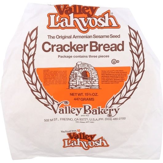 Lahvosh Crackerbread, 15? Round, Original, 7 15.75oz